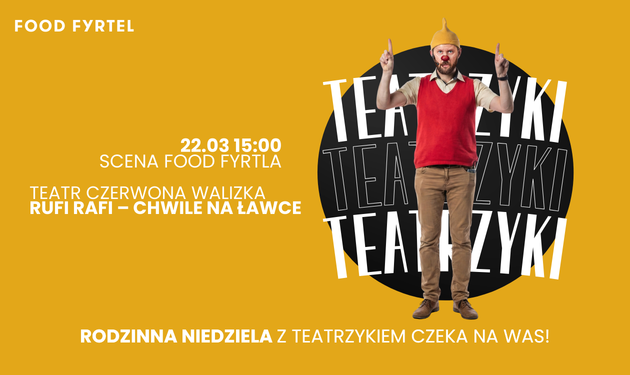 Teatr dla dzieci – Teatr Czerwona Walizka „Rufi Rafi – chwile na ławce’’